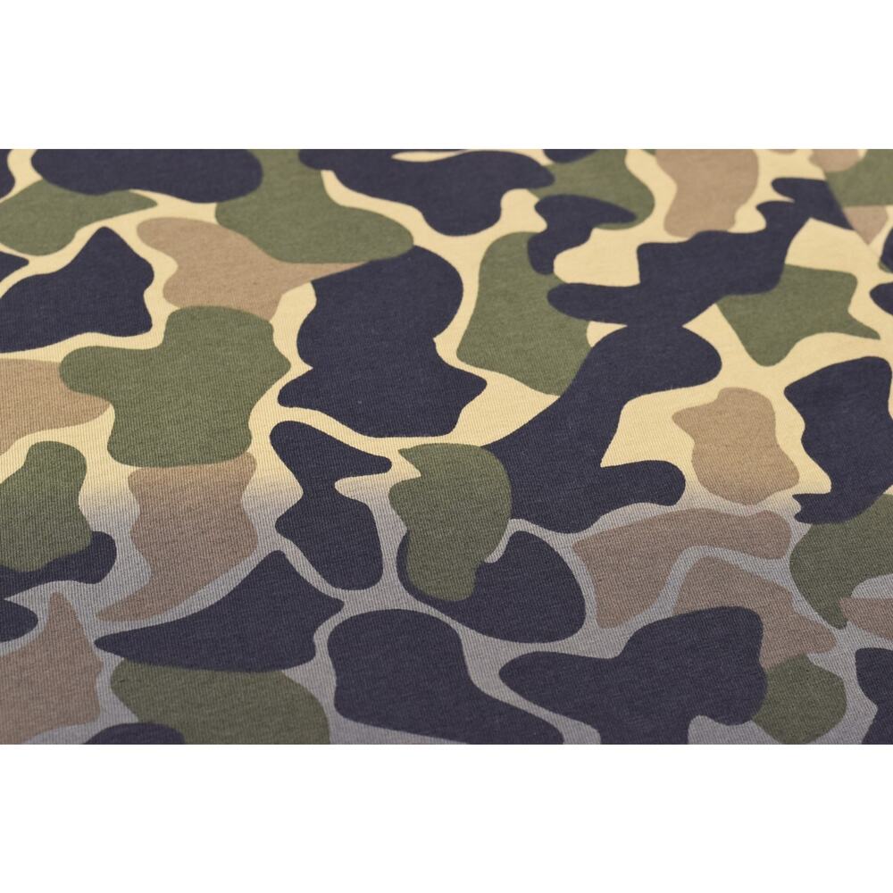 adidas Originals Mens Medium Camo Trefoil Graphic T-Shirt Green Camouflage Print - Picture 6 of 8